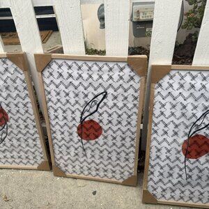 3 piece wood picture frames set 16x24